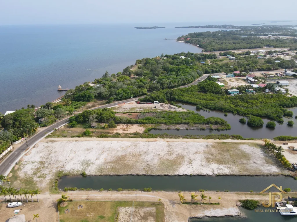 commercial lots for sale in Belize - Mango Creek view - JP Real Estate Group