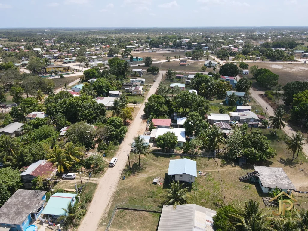 double lot for sale in Belize - Independence Village view - JP Real Estate Group