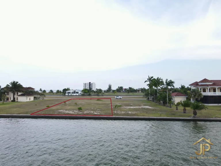 lagoon lot for sale in Belize - The Placencia Residences view - JP Real Estate Group