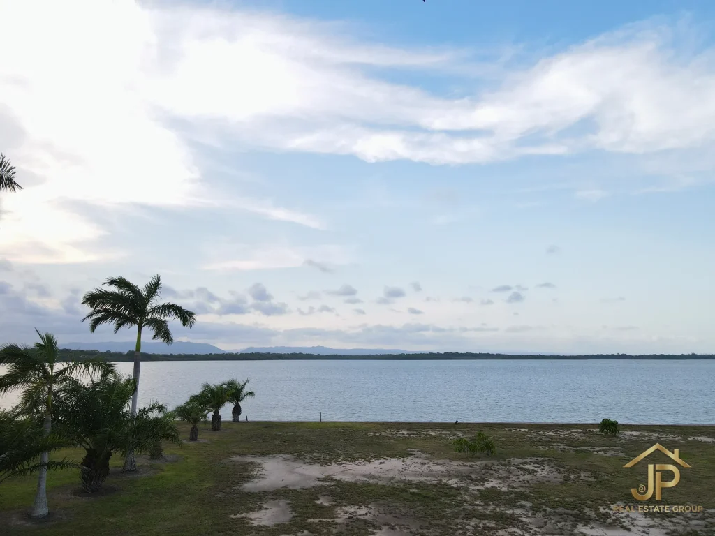 lagoon lot for sale in Belize - The Placencia Residences view - JP Real Estate Group
