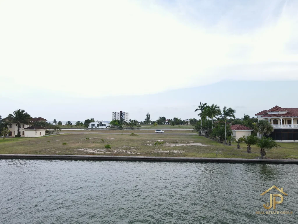 lagoon lot for sale in Belize - The Placencia Residences view - JP Real Estate Group