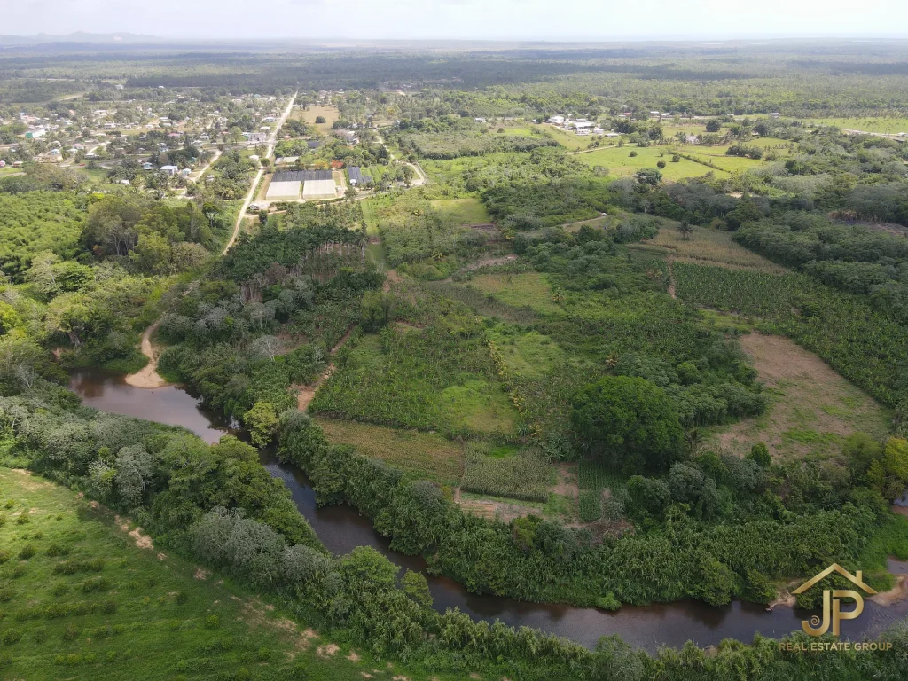 riverfront land for sale in Belize - Hope Creek view - JP Real Estate Group