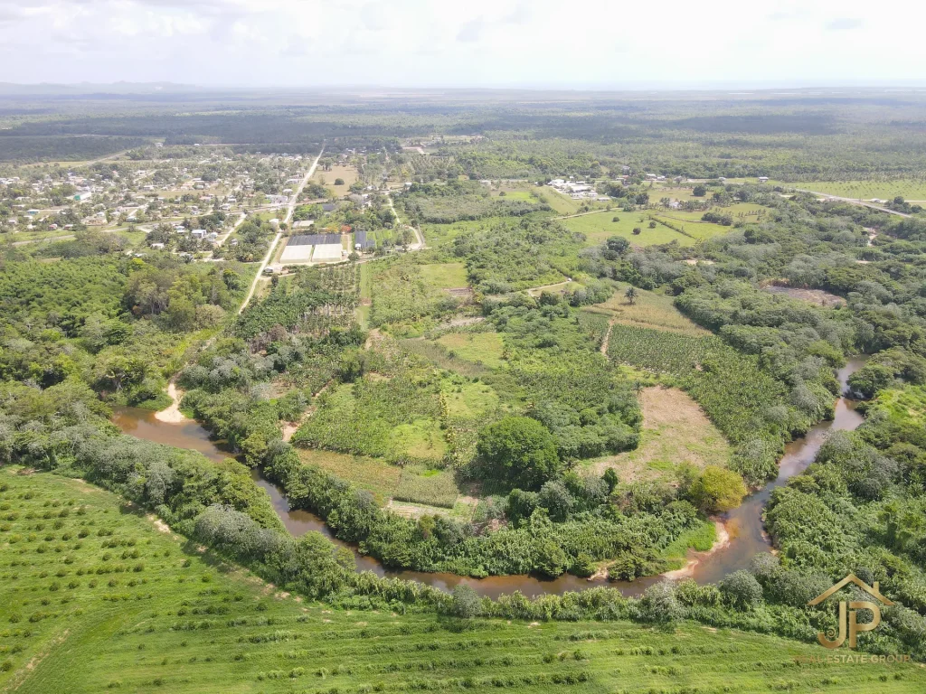 riverfront land for sale in Belize - Hope Creek view - JP Real Estate Group