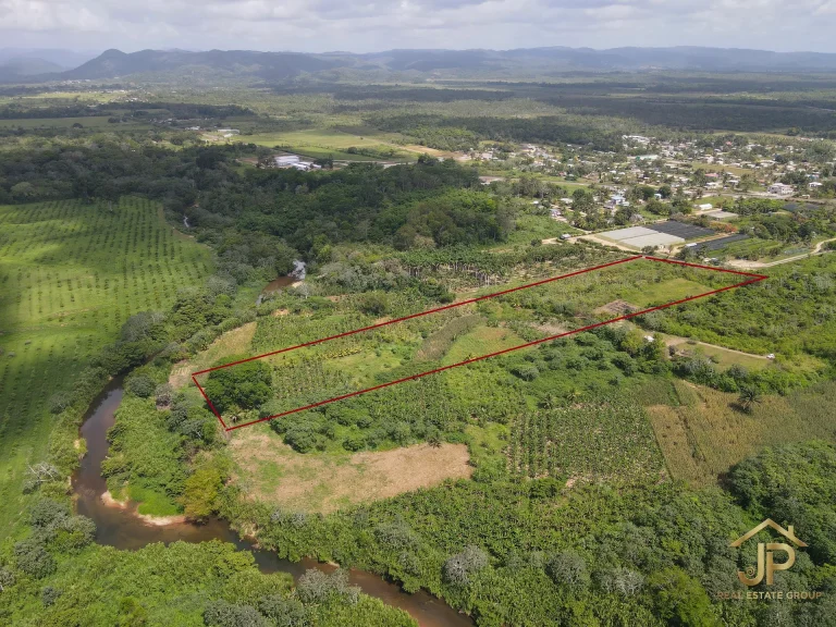 riverfront land for sale in Belize - Hope Creek view - JP Real Estate Group