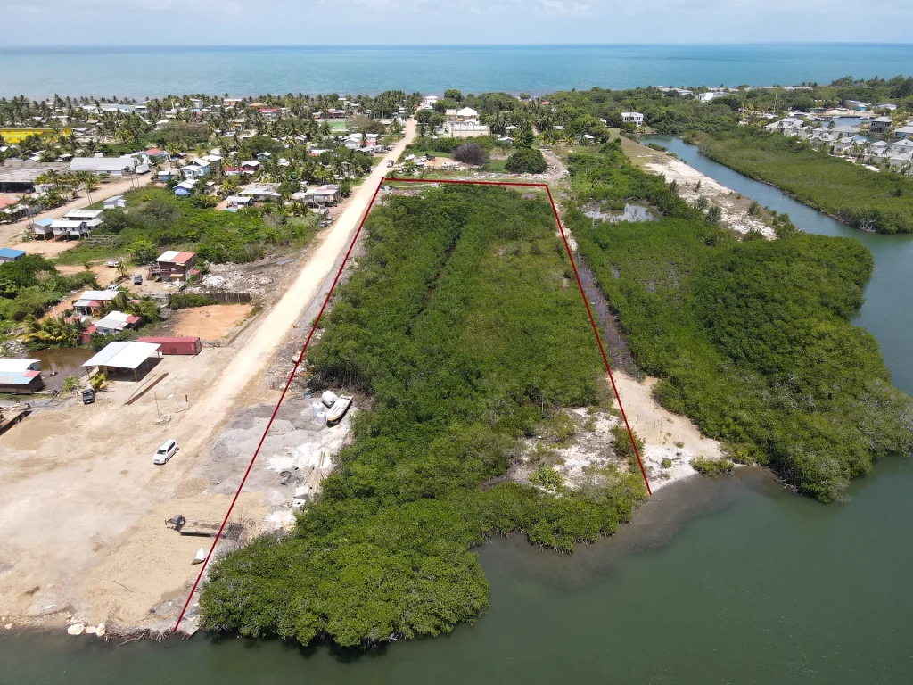 rare 2.5-acre lagoon front property in Seine Bight