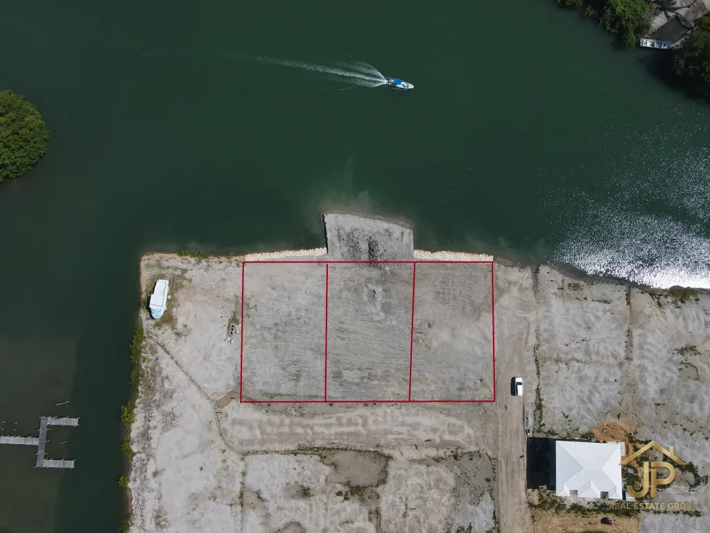 waterfront lot for sale in Belize - Harbour Place Placencia view - JP Real Estate Group