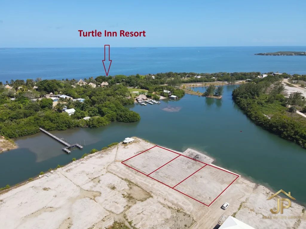 waterfront lot for sale in Belize - Harbour Place Placencia view - JP Real Estate Group