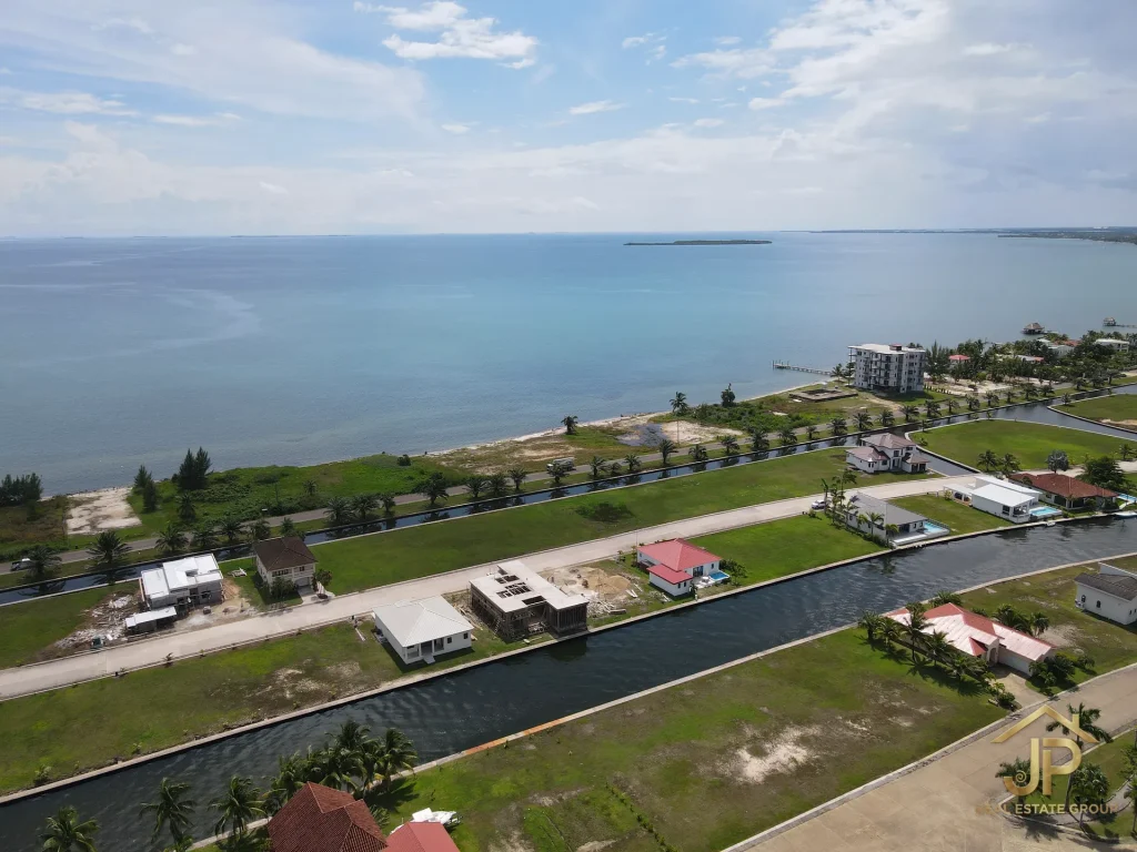 Plantation beachfront lots with Caribbean Sea and canal neighborhood view - JP Real Estate Group