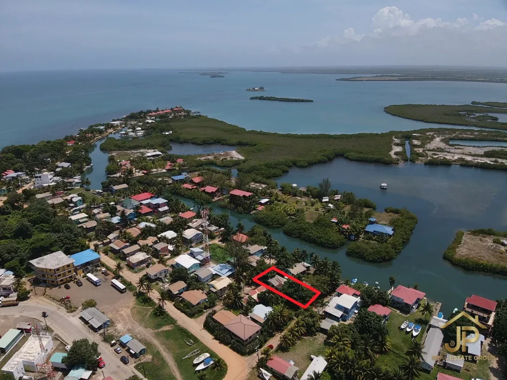 Placencia Village property location map with walkable village context - JP Real Estate Group