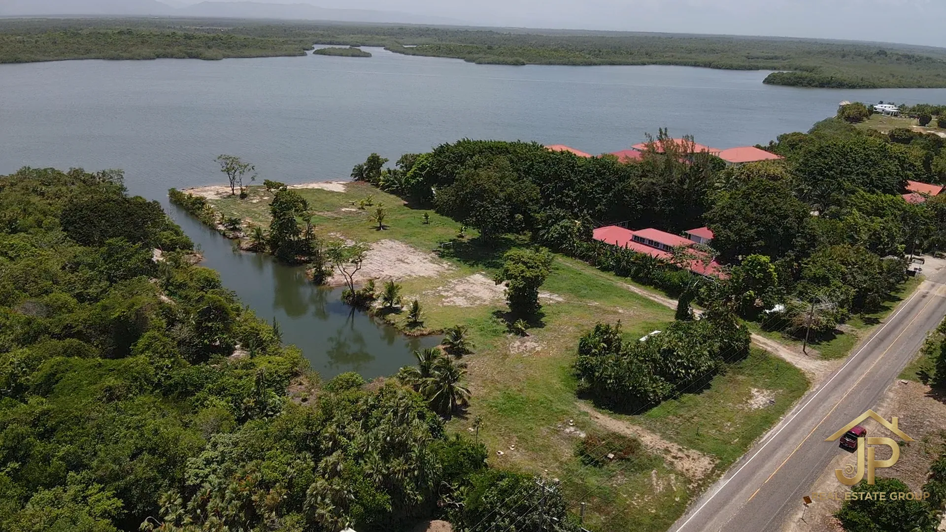 Three Lagoon Front Lots for Sale in Maya Beach, Placencia Peninsula